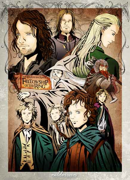 Members of The Fellowship of the Ring